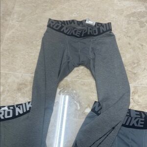 Nike Gray Performance Leggings